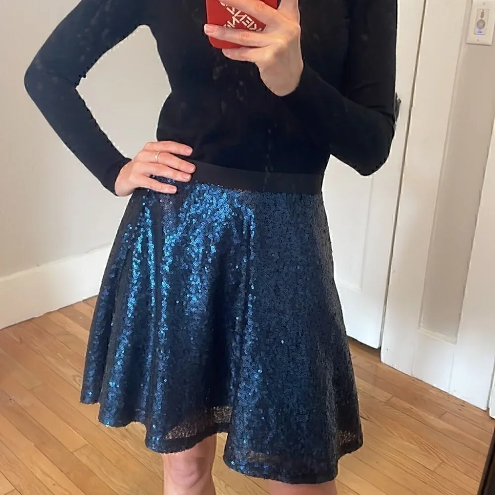 𝅺💙 YFL Reserved blue sparky mini skirt